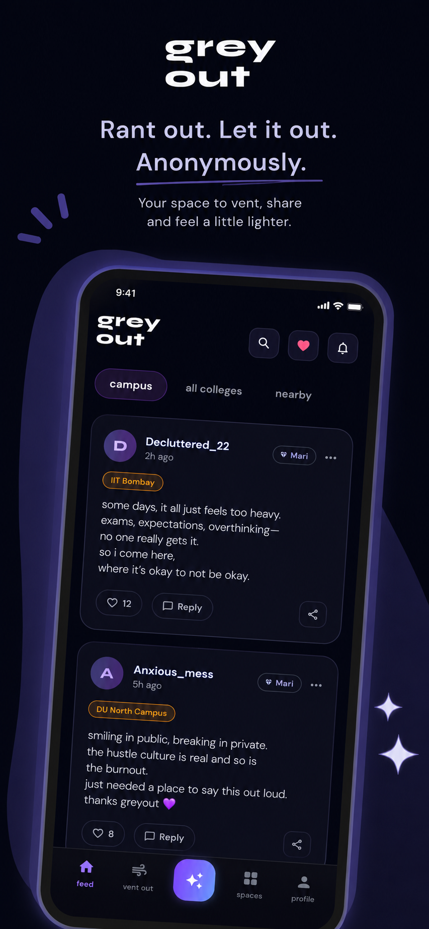grey out app UI
